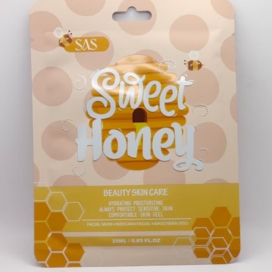 SAS Sweet Honey Sheet Mask – Mascarilla Facial Hidratante de Miel (25 ml)